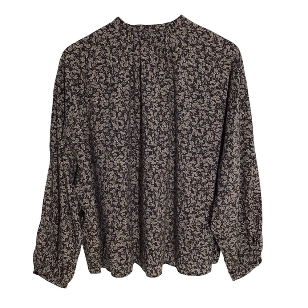 Universal Thread Floral Button Up Long Sleeve Pea… - image 3